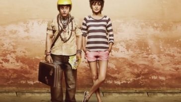 PK movie-Aamir and Anushka