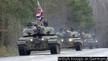 British troops in Germany