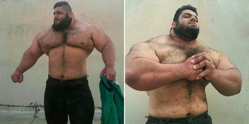 10 Men You Won't Believe Are Real. Sajad-Gharibi-The-Iranian-Hulk