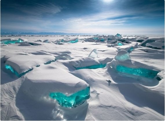 Turquoise Ice, Lake Baikal - Russia