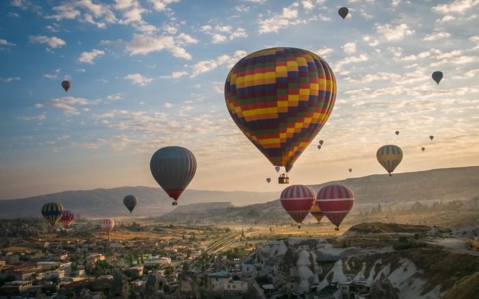 Ride in a Hot air balloon