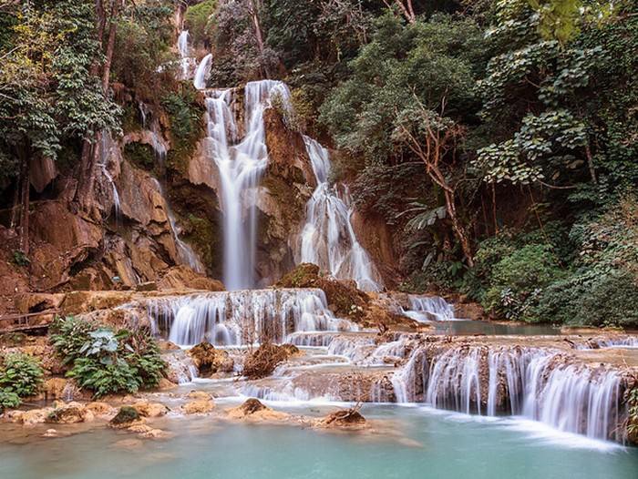 Shower in a Waterfall